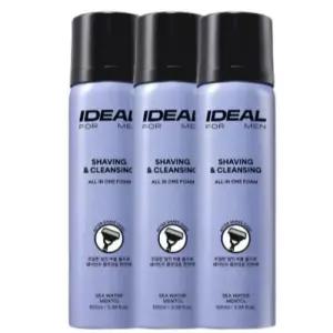 아이디얼포맨 남성 쉐이빙 올인원 클렌징 폼 100ml X3