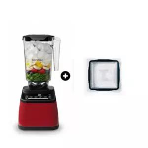 블렌텍 디자이너 650 믹서기 스마트락 리드 레드 세트