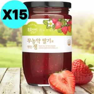 복음자리 딸기잼 대용량 선물 답례품 500g X15 업소용