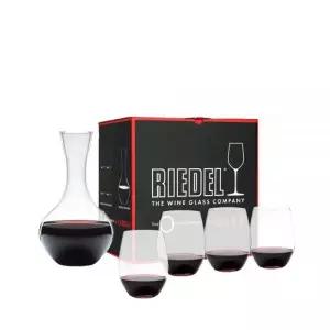 리델 O 디캔터 1040ml + 와인잔 600ml 4인 기프트 선물 세트