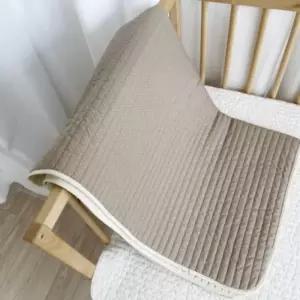 제이앤제나 아기 순면 매트 시트 침대 패드 브라운