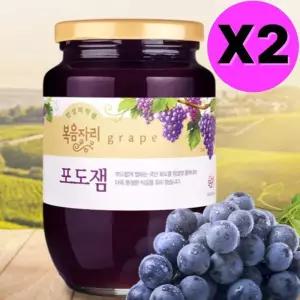 복음자리 포도잼 대용량 과일잼 620g X 2 간식 브런치