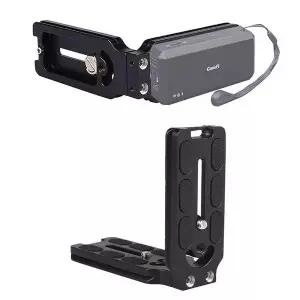 카메라 L자형 퀵슈 플레이트 브라켓 삼각대 헤드 DSLR