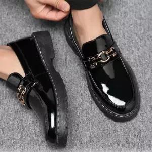 남성 캐주얼 애나멜 컴포트화 단화슈즈 구두 정장신발 HW9F171D