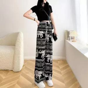 [하프클럽/셀러허브_여성트랜드패션]G126073_코끼리 아이스팬츠 통바지