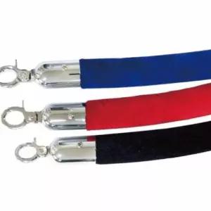 굿마인드 벨벳 차단봉 체인 32파이X1.5M (블랙) 가이드봉 미술관차단봉 전시차단봉