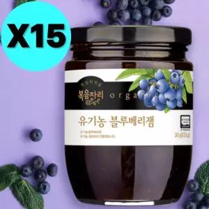 복음자리 블루베리잼 대용량 340g X 15 업소용 답례품