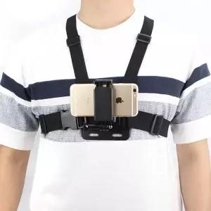 휴대폰 가슴 체스트 숄더 스트랩 마운트 액션캠 고프로 호환