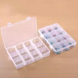 다용도 칸막이분리형 DIY 비즈 네일아트 액세서리 낚시 태클박스