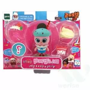 위라이즈 딸기크림＆민트초코컵케익꾸미기 브레드이발소굿즈 캐릭터장난감 피규어세트 브레드이발소피규어