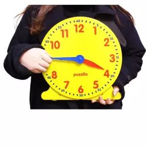 [브레인숲] 시계놀이 사종 세트-무소음 오이스터엔팝 24시간 모형 12시간대형 시침과