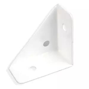 나사 생선 다리 모서리 직각 삼각브라켓 고정 판 부품 나무 가구 화이트 삼각 꺽쇠