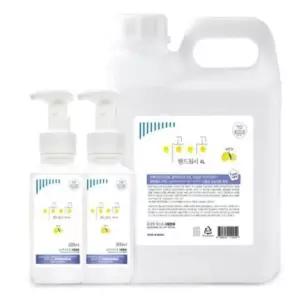 이공 레몬향 4L+500mlX2대용량리필 거품형 물비누