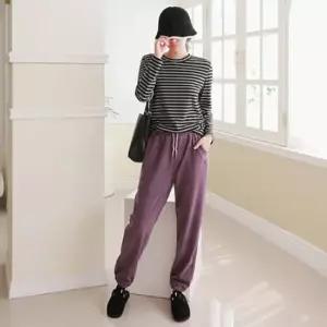 [라일리여성의류] Rly 세미 배기바지 배기 빅사이즈 배기팬츠 밴딩 일자