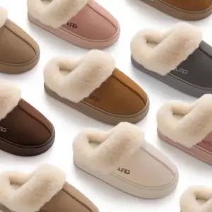 [라일리] Rly 키높이 3.5cm 털 슬리퍼 사무용슬리퍼 겨울슬