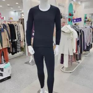 [비비안]기모혼방 남성9부 세트내의 LG6135S_SH