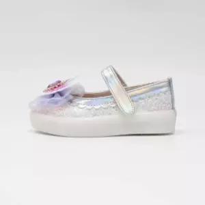 날개보석 LED 굽있는 여아 키즈플랫슈즈