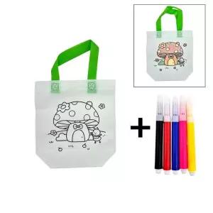 컬러링 세트 부직포가방 버섯 DIY