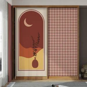 목각 구슬 문발 현관 출입문 가리개 현관문 식당 간격