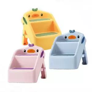 용 오리 캐릭터 접이식 발판 욕실 세면대 디딤대 안전 논슬립 아기 스텝