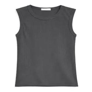 [탑보이][탑보이] 남자 머슬 잔골지 쫀쫀 U넥 민소매 나시 티셔츠 (WI017)