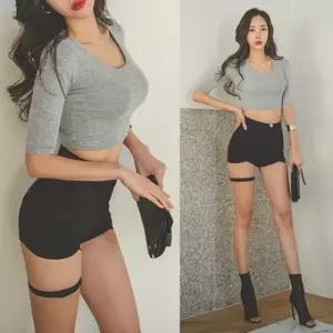 [옷자락]여자 허벅지띠 초커 파티 밴딩 패션 가터링