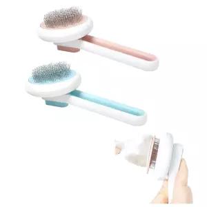 꺾임설계 자극없는 원터치 냥이 둥근 니들빗 모질성장 목욕 거품