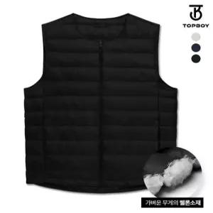 [탑보이][탑보이] 웰론 라운드 집업 패딩조끼 (RT880)