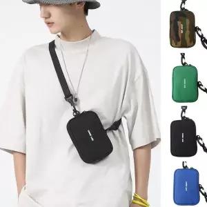 데일리 스퀘어 미니 크로스백 캐주얼 가방 숄더백 힙색 슬링백