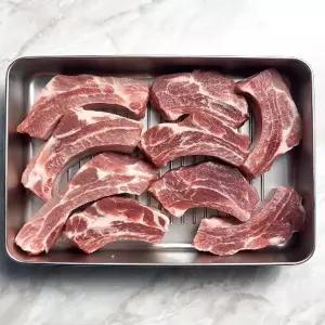 바라던 미국산 프리미엄 로인립 등갈비 1kg 1팩