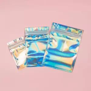 지퍼백 100개입 홀로그램 미니 포장용