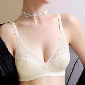 여자속옷 여성속옷 처진가슴 초경량 렛 노와이어 가벼운 브래지어 레이스