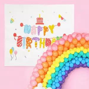 가랜드패브릭포스터 대형 파티 인테리어 벽걸이 천 가림막 1개 사계절 가랜드패브릭포스터