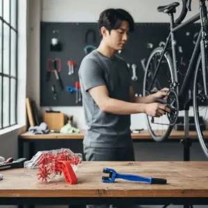 자전거 체인 세척기 구동계 기름때 제거기 오토바이 바이크 청소