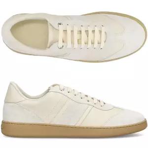 (페라가모) 로고 ACHILLE 1 MASCARPONE 762260 가죽 스니커즈