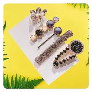 집게삔 여성용 반머리 머리 헤어 헤어핀 머리핀 5종