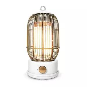 짐머만7043 뉴트로 랜턴형 소형 전기히터 캠핑난로