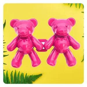 [오너클랜]곰돌이단추 허리조절 곰모양 바지허리 매직 허리 단추