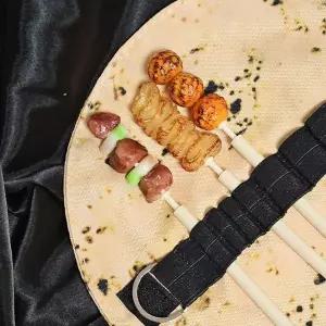 타코 꼬치 필통 세트 바베큐 볼펜 부리또 또띠아 닭꼬치 필기구