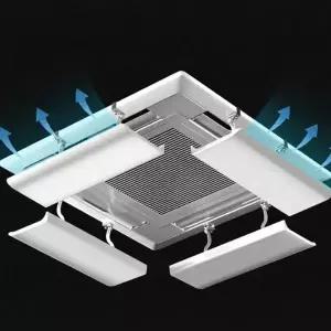 실내 바람분산 천장형 에어컨 날개 윈드커버 바람막이 윈드플렉스