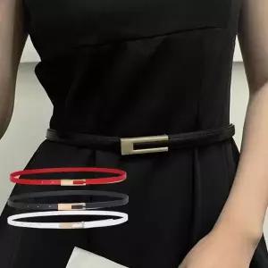 모던 캐주얼 여성용 벨트 가죽 허리띠 감각적 포인트 모던벨트