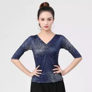 상의 라인 댄스 댄스옷 방송댄스 댄스스포츠 밸리 공연의상