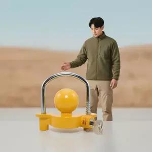 캠핑 카라반 트레일러 커플러락 도난방지 잠금장치 안전장치 열쇠