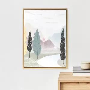 일러스트액자 캔버스 벽아트 액자 일러스트 캔버스액자 그림