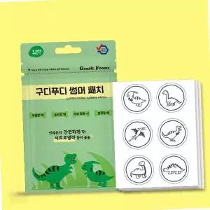 천연성분 해충방지 스티커 6p 야외활동 캠핑 놀이터 유아용 안전 부착형 모기기피