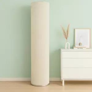 에어컨 덮개 원형스탠드에어컨커버 보관 스탠드 업 커버 먼지 아이보리 원형스탠드에