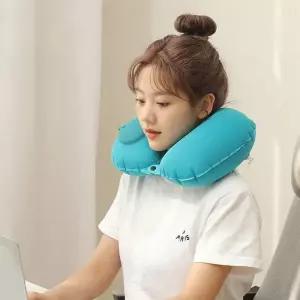 DK-1005457 4color 에어 목베개 기내용 쿠션