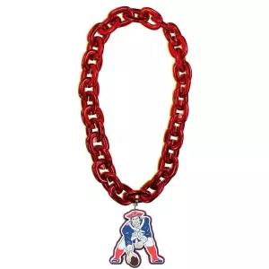 Aminco New England Patriots NFL 스로우백 팬 체인, 레드