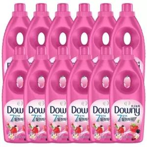 다우니 고농축 섬유유연제 베리베리와 바닐라 1L 12개