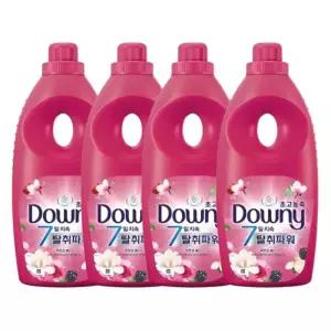 다우니 고농축 섬유유연제 베리베리와 바닐라 1L 4개